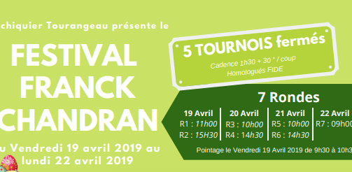 Festival Franck Chandran – les palmarès