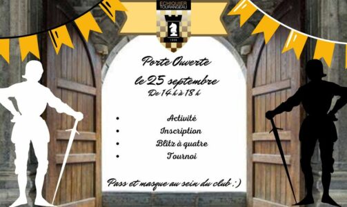 Portes ouvertes – samedi 25 septembre