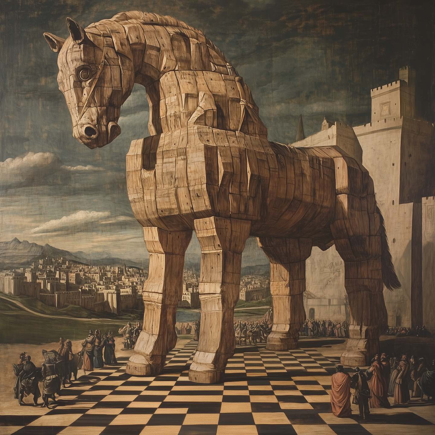 Technique du Je(u)di : 1. Cc3, Le cheval de Troie